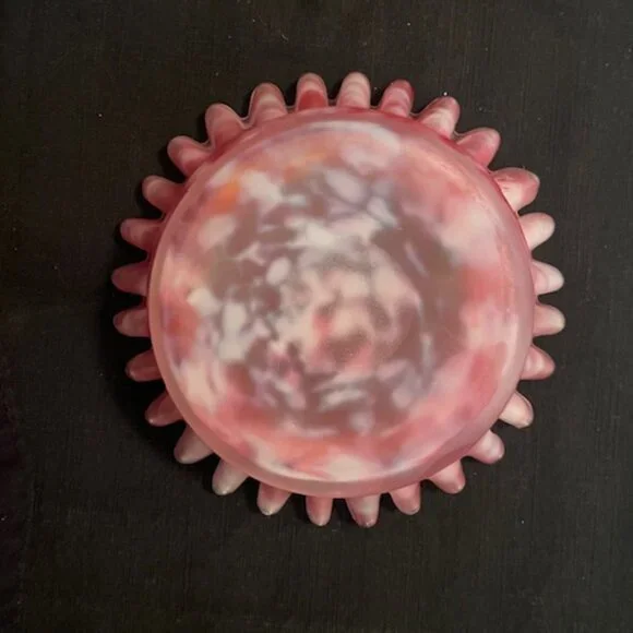 1960’s Fenton Rose Mist Trinket Dish Vintage - Picture 5 of 5